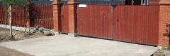 Устройство въезда в Лянторе